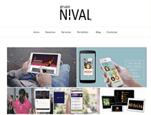 Tablet Screenshot of gruponival.com
